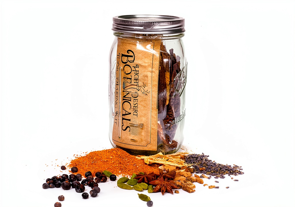 High Desert Botanicals Tonic Water Kit with herbs and infusion apparatus