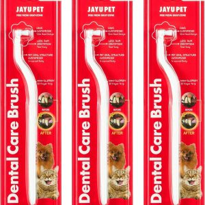 JNK Pet Toothbrush Soft Bristles Dog Cat Dental Care-0
