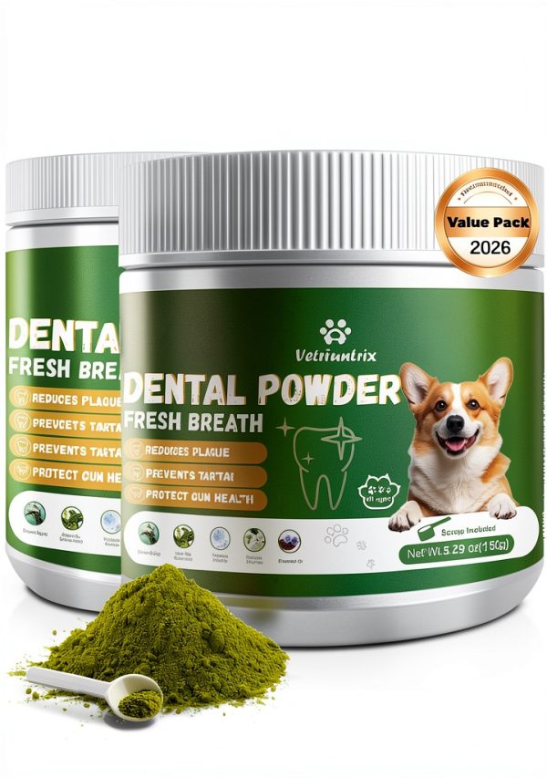 Vetriuntrix Dog Dental Powder Natural Plaque Remover Fresh-0