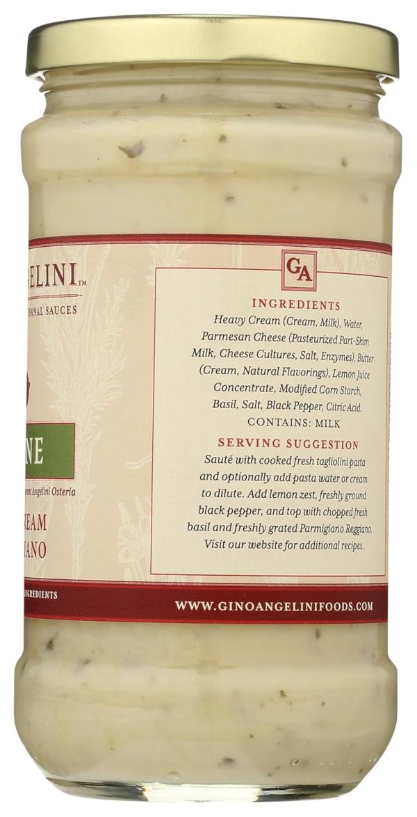 Gino Angelini Limone Sauce 15oz Gluten Free-4