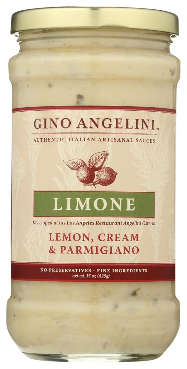 Gino Angelini Limone Sauce 15oz Gluten Free-0