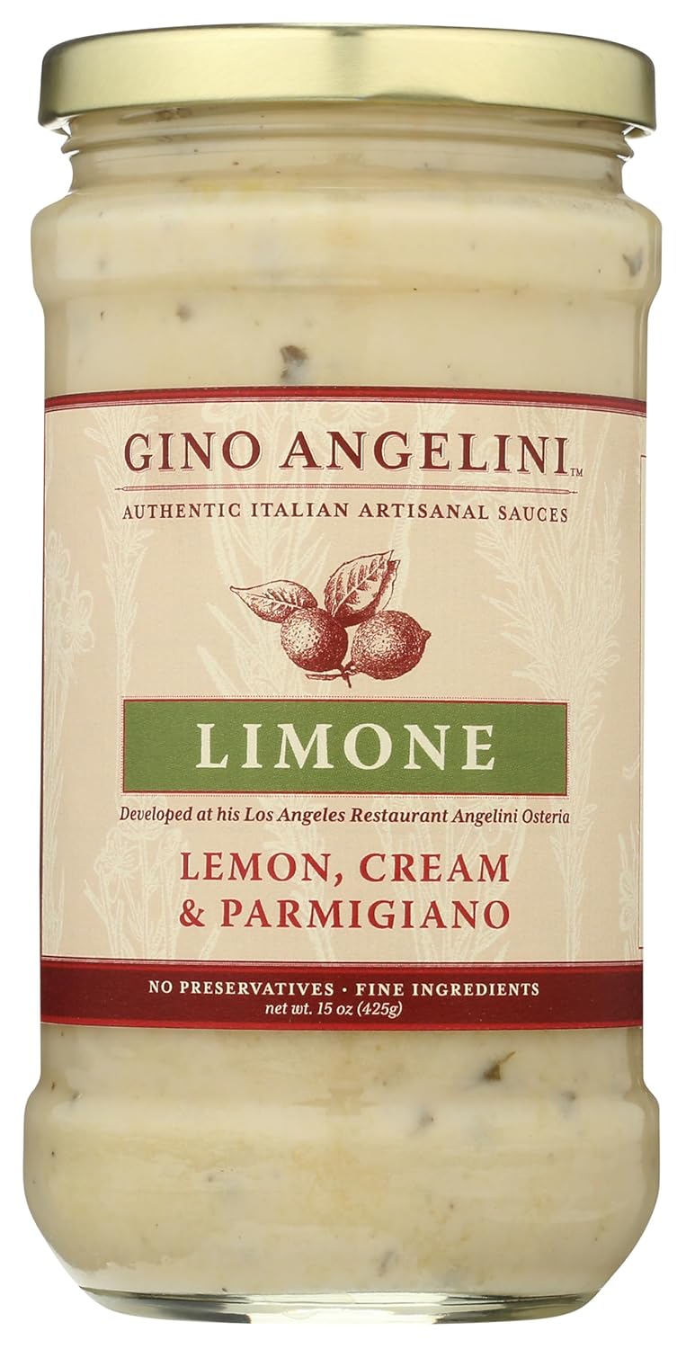 Gino Angelini Limone sauce poured over pasta