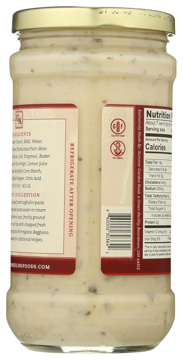 Gino Angelini Limone Sauce 15oz Gluten Free-2