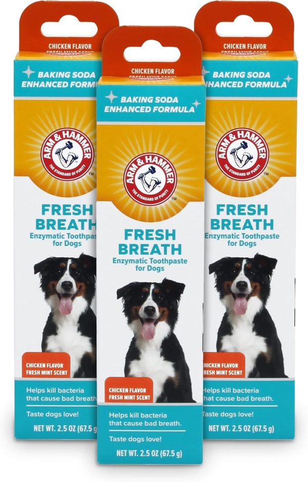 Arm Hammer Dog Toothpaste Enzymatic Cleaning Fresh Breath-0